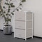 Flash Furniture White/Gray 3 Drawer Storage Dresser Organizer WX-5L20-X-WH-GR-GG - alternate 1